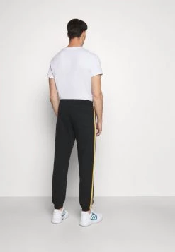 Sergio Tacchini NASTI PANT - Tracksuit Bottoms - Anthracite/gold -Sergio Tacchini Sales 02fa6208334f4bbdb722ffb9f5093096