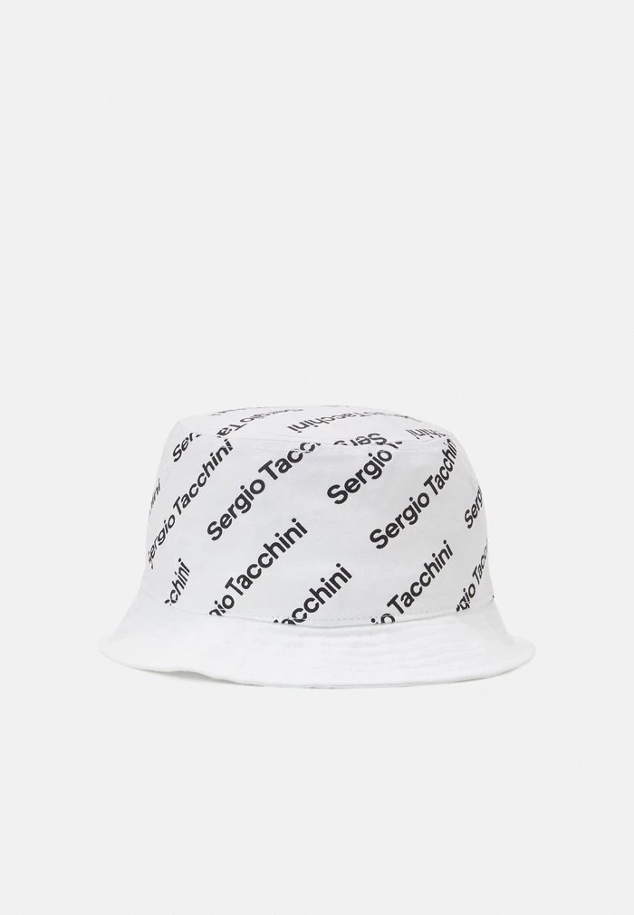 Sergio Tacchini RIPETIZIONE BUCKET HAT - Hat - White/black 2 Sergio Tacchini RIPETIZIONE BUCKET HAT - Hat - White/black - Image 2