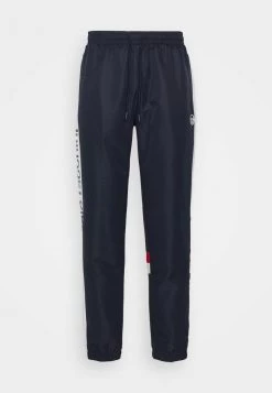 Sergio Tacchini FASCIA PANTS - Tracksuit Bottoms - Navy/tango Red