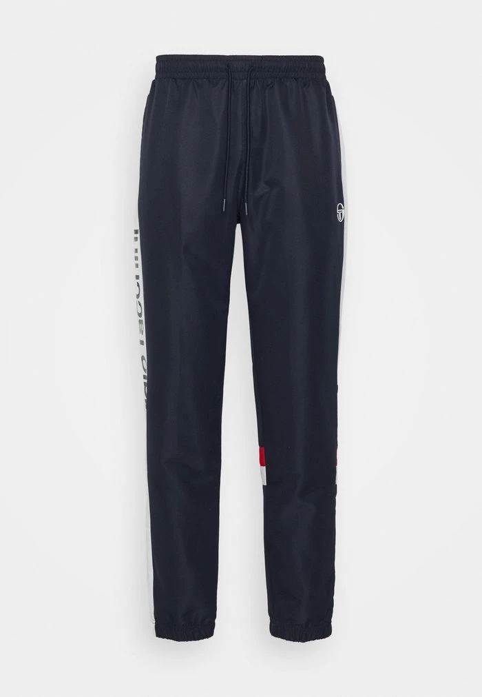 Sergio Tacchini FASCIA PANTS - Tracksuit Bottoms - Navy/tango Red 1 Sergio Tacchini FASCIA PANTS - Tracksuit Bottoms - Navy/tango Red