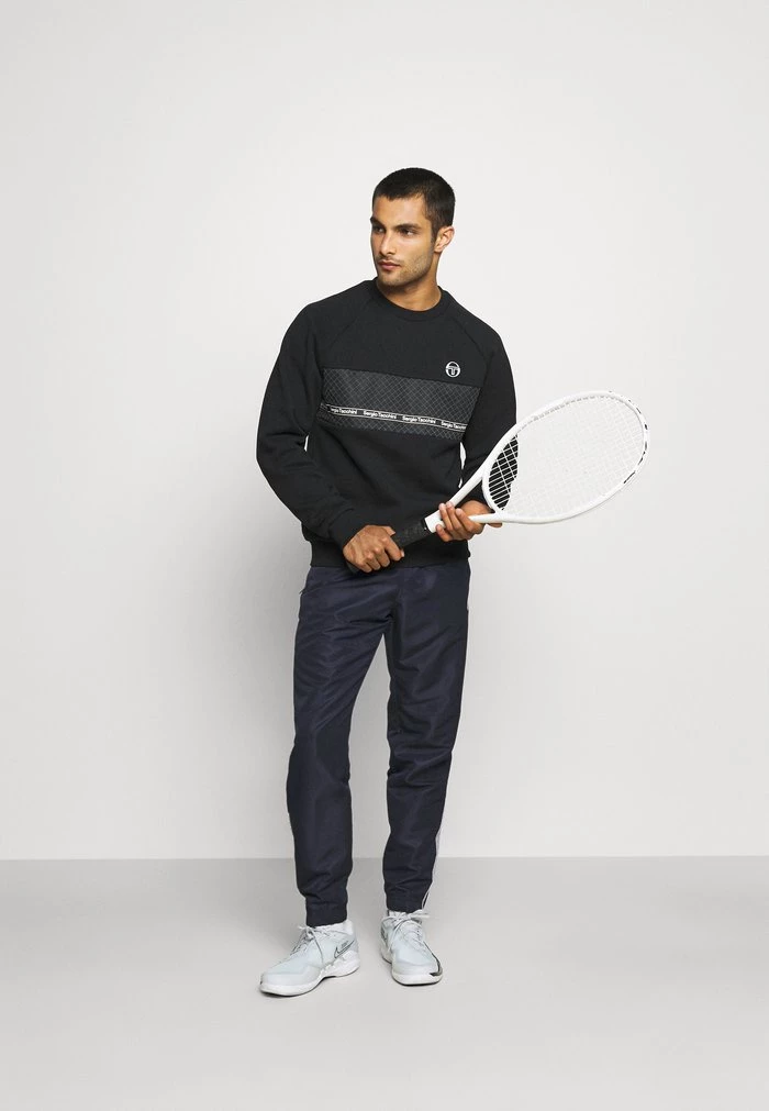 Sergio Tacchini NEDO PANT - Tracksuit Bottoms - Dark Blue/white 2 Sergio Tacchini NEDO PANT - Tracksuit Bottoms - Dark Blue/white - Image 2