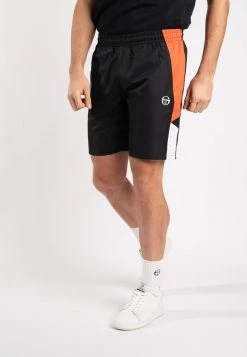 Sergio Tacchini Sports Shorts - Black Flash Orange