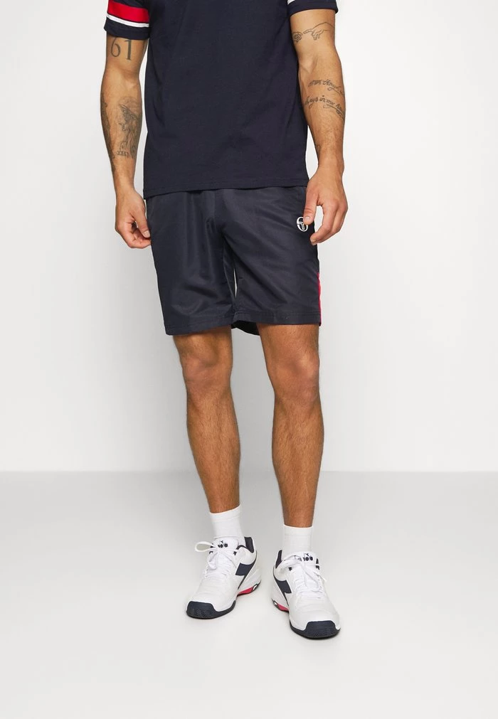 Sergio Tacchini VEBITA - Sports Shorts - Navy/tango Red 1 Sergio Tacchini VEBITA - Sports Shorts - Navy/tango Red