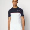 Sergio Tacchini NASTRO - Print T-shirt - Navy/white -Sergio Tacchini Sales 0f18fb5c27c34f7d915f32d1e97cf888