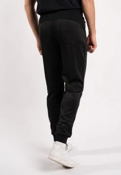 Sergio Tacchini DONET PANTS - Tracksuit Bottoms - Black/white -Sergio Tacchini Sales 1345755e9adb49d5b8a9ae0010ff17b1