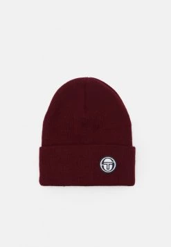 Sergio Tacchini DIXON TURN UP BEANIE UNISEX - Beanie - Port