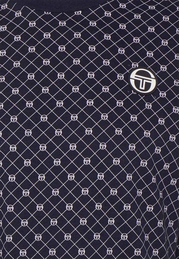 Sergio Tacchini ROMBO - Print T-shirt - Navy/white 3 Sergio Tacchini ROMBO - Print T-shirt - Navy/white - Image 3