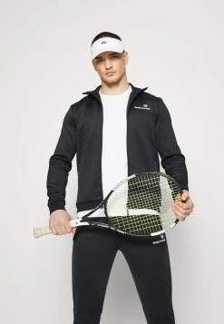 Sergio Tacchini DIJON TRACKTOP - Training Jacket - Black/white -Sergio Tacchini Sales 19b9644afd3649edb045344a8e722076