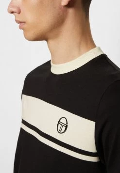 Sergio Tacchini MASTERS TEE - Print T-shirt - Black/gardenia -Sergio Tacchini Sales 200113a347274978bd5a197d4df2c15c