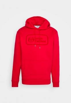 Sergio Tacchini TOMASSO HOODIE - Sweatshirt - Tango Red -Sergio Tacchini Sales 253659d6f1aa465f9b4e262bbf505f63