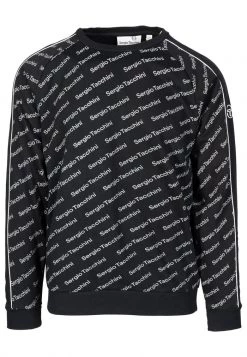 Sergio Tacchini RIPETIZIONE - Sweatshirt - Black White -Sergio Tacchini Sales 2826e8c6963d475098b7cb2d7ae9fc47