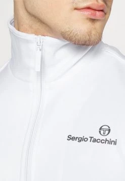 Sergio Tacchini DIJON TRACKTOP - Training Jacket - White/black -Sergio Tacchini Sales 28e7888b9f484e4687ef429676bc2f7b