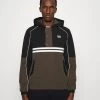 Sergio Tacchini NETEM TRACK JACKET - Training Jacket - Black/olive -Sergio Tacchini Sales 2a95e9feec5740ada41663ffe29bfb58