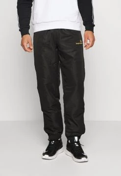 Sergio Tacchini CARSON PANTS - Tracksuit Bottoms - Black/harvest Gold