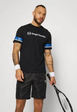 Sergio Tacchini VEBITA - Sports Shorts - Black/lapis Blue -Sergio Tacchini Sales 31a13a5574ba46a39bdc76ff5d4b9852