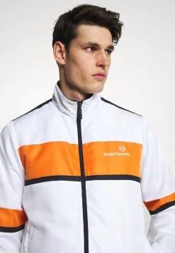 Sergio Tacchini NUSTRAT TRACKSUIT - Tracksuit - Dark Blue/orange -Sergio Tacchini Sales 372effbe875744a28f152a8dad64ac4b