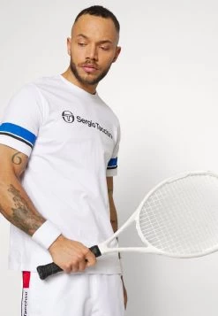 Sergio Tacchini VEBITA - Sports Shorts - White/tango Red -Sergio Tacchini Sales 377f85560c314c28929c2f065ddb4c47