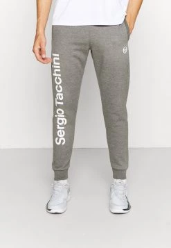 Sergio Tacchini NIZARD PANT - Tracksuit Bottoms - Dark Grey/white