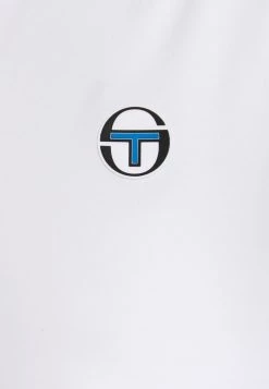 Sergio Tacchini COURT V-NECK TEE - Print T-shirt - Brilliant White -Sergio Tacchini Sales 392cdfc56ebc4279941a1c4aa9719de6