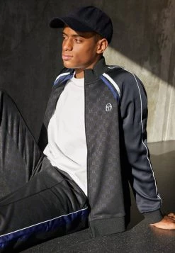 Sergio Tacchini AZIE TRACK JACKET - Training Jacket - Anthracite/night Sky -Sergio Tacchini Sales 3bf4cde5892949cc849908d45a7cb2e9