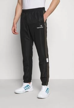 Sergio Tacchini NUSTRAT TRACKSUIT - Tracksuit - Black/olive -Sergio Tacchini Sales 3ed9ff2497af45c094ffc9213c27755a