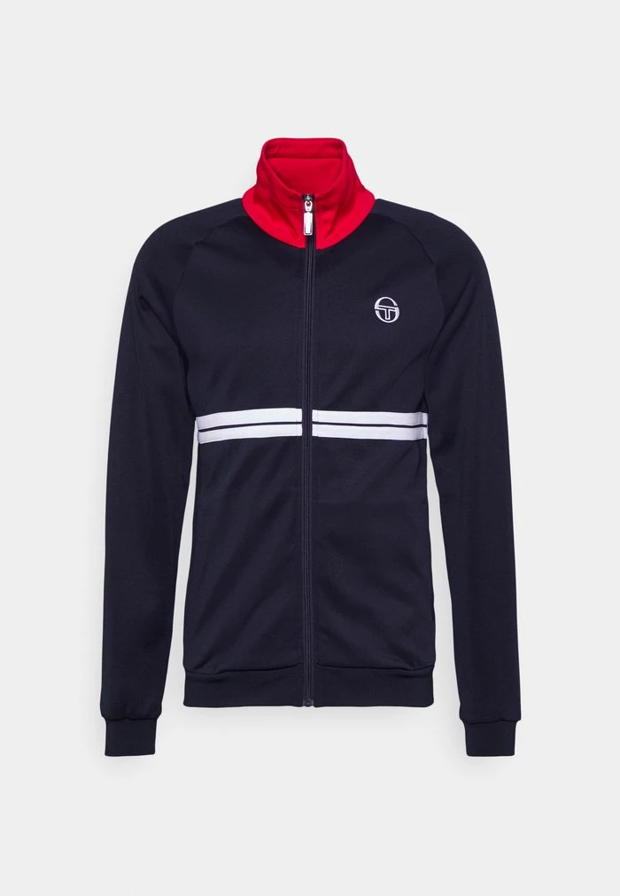 Sergio Tacchini DALLAS TRACK - Training Jacket - Night Sky/tango Red/white 1 Sergio Tacchini DALLAS TRACK - Training Jacket - Night Sky/tango Red/white