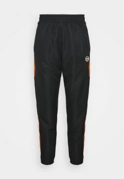 Sergio Tacchini ABITA TRACK PANTS - Tracksuit Bottoms - Black/orange -Sergio Tacchini Sales 472292da26dc4ab3b3a38e1077885260