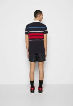 Sergio Tacchini CLOUD - Polo Shirt - Night Sky/tango Red -Sergio Tacchini Sales 4896cf11508b4a6691a5303e7bde64d2