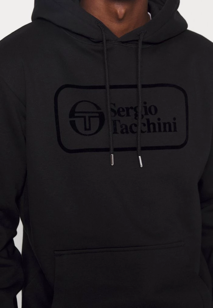 Sergio Tacchini TOMASSO HOODIE - Sweatshirt - Black 6 Sergio Tacchini TOMASSO HOODIE - Sweatshirt - Black - Image 6