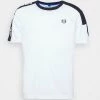 Sergio Tacchini FASCIA - Print T-shirt - White/black -Sergio Tacchini Sales 5191021e65524b7c94397f0a291903dd
