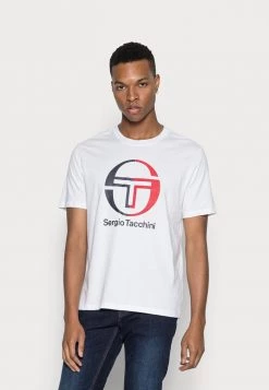 Sergio Tacchini IBERIS TEE - Print T-shirt - Brilliant White