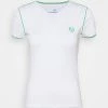 Sergio Tacchini WOMAN - Print T-shirt - Blanc De Blanc/island Green -Sergio Tacchini Sales 626e1b758450423c9559613acbabcecb