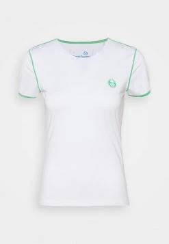 Sergio Tacchini WOMAN - Print T-shirt - Blanc De Blanc/island Green