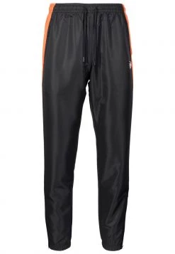 Sergio Tacchini EQUILATERO PANTS - Tracksuit Bottoms - Black Flash Orange -Sergio Tacchini Sales 638c021ec2cd4ed5867c04876855cc51
