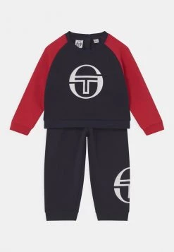 Sergio Tacchini BABY TRACKSUIT SET UNISEX - Tracksuit - Night Sky/tango Red