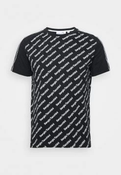 Sergio Tacchini RIPETIZIONE - Print T-shirt - Black/white -Sergio Tacchini Sales 6532381191294af4888ad9ca7c5e4460