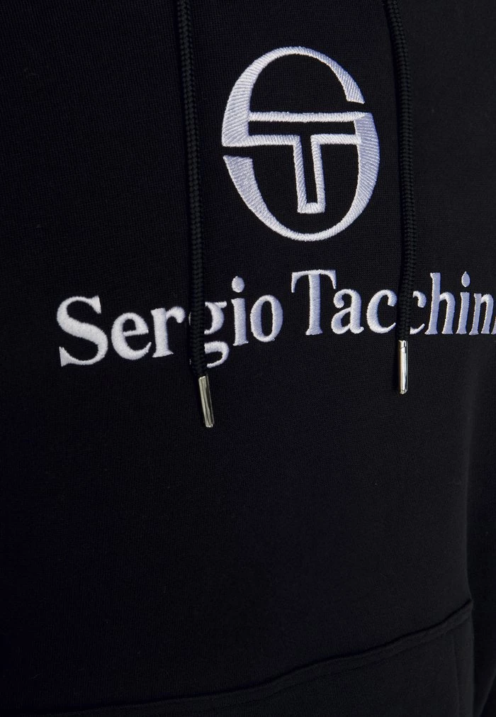 Sergio Tacchini HERITAGE LOGO HOODIE - Sweatshirt - Black 3 Sergio Tacchini HERITAGE LOGO HOODIE - Sweatshirt - Black - Image 3