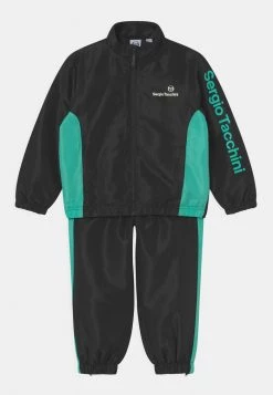 Sergio Tacchini NUXUN TRACKSUIT SET UNISEX - Tracksuit - Anthracite/biscay Green