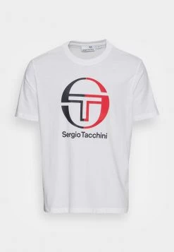 Sergio Tacchini IBERIS TEE - Print T-shirt - Brilliant White -Sergio Tacchini Sales 71ce572e619a4b7ea000545ef14eb07e