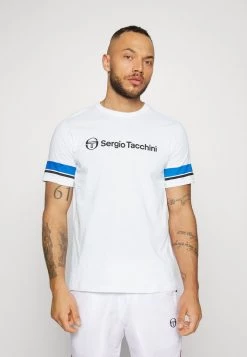 Sergio Tacchini ABELIA - Print T-shirt - Blanc/blue
