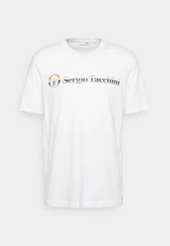 Sergio Tacchini ALTOMONTE TEE - Print T-shirt - White