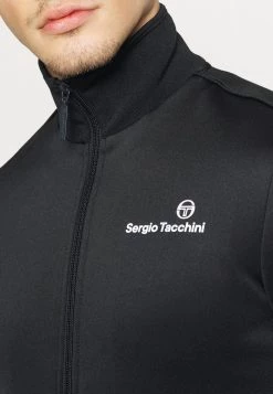 Sergio Tacchini DIJON TRACKTOP - Training Jacket - Black/white -Sergio Tacchini Sales 7d91ff2448f24fc894e0953de09f1e03