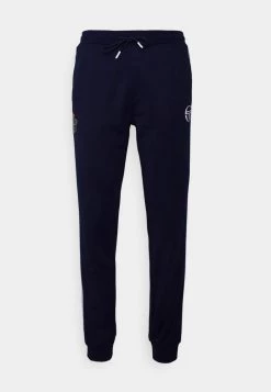 Sergio Tacchini MC STAFF PANTS - Tracksuit Bottoms - Navy/white -Sergio Tacchini Sales 81df4c7bc64c49ce9bed187760187290