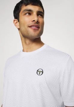 Sergio Tacchini CREW NECK TEE - Print T-shirt - White -Sergio Tacchini Sales 822d5385761540b58e57b25ac9f9e600