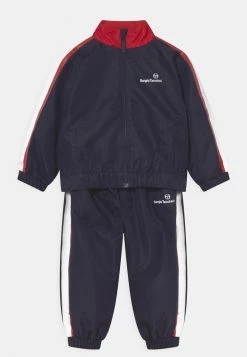 Sergio Tacchini NISKY BABY TRACKSUIT SET UNISEX - Tracksuit - Night Sky/tango Red
