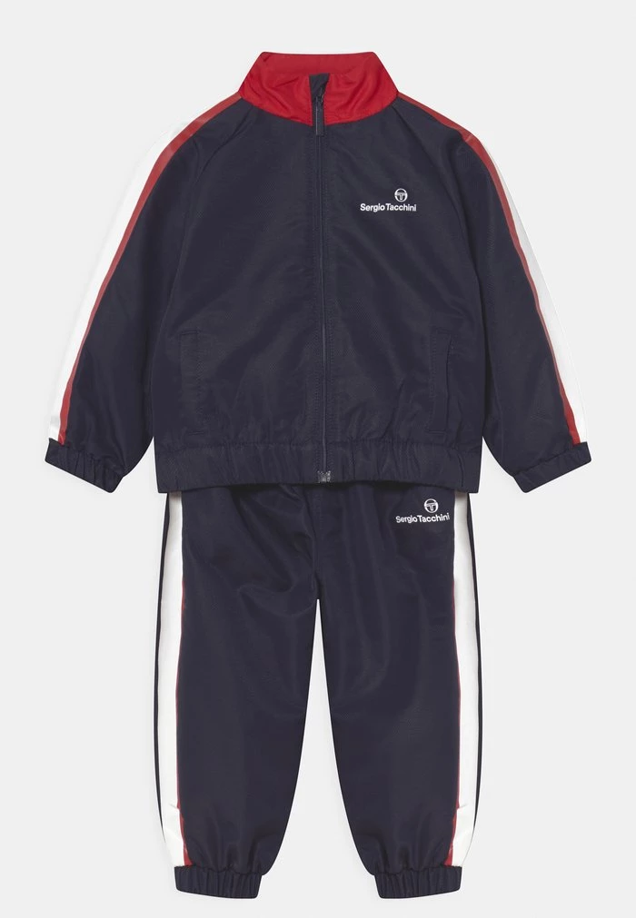 Sergio Tacchini NISKY BABY TRACKSUIT SET UNISEX - Tracksuit - Night Sky/tango Red 1 Sergio Tacchini NISKY BABY TRACKSUIT SET UNISEX - Tracksuit - Night Sky/tango Red