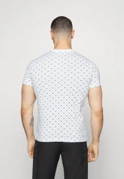 Sergio Tacchini ROMBO - Print T-shirt - White/navy -Sergio Tacchini Sales 83e72419c0954982bdb09b7750f5cc25