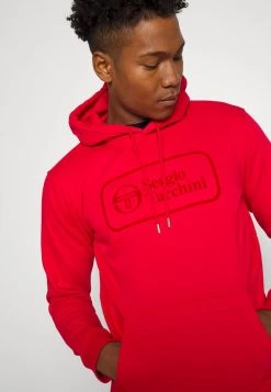 Sergio Tacchini TOMASSO HOODIE - Sweatshirt - Tango Red -Sergio Tacchini Sales 85eb4903eabf4e5b97cd3ca841e1ced9