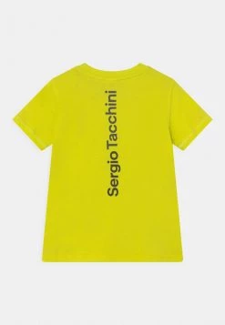 Sergio Tacchini NOLIN UNISEX - Print T-shirt - Acid Lime/anthracite -Sergio Tacchini Sales 871ef670d0eb422da0d6e8da0ff6aec5