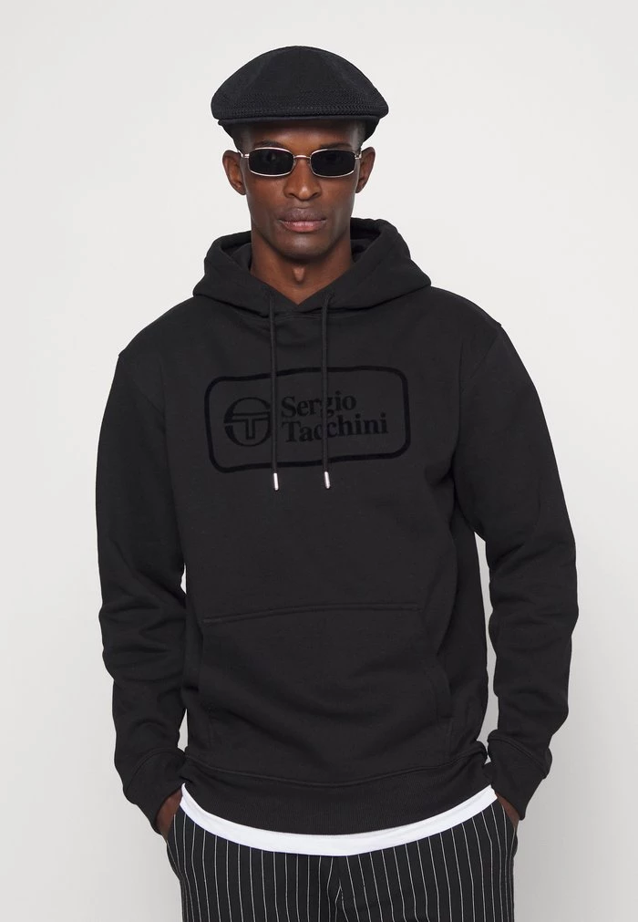 Sergio Tacchini TOMASSO HOODIE - Sweatshirt - Black 4 Sergio Tacchini TOMASSO HOODIE - Sweatshirt - Black - Image 4
